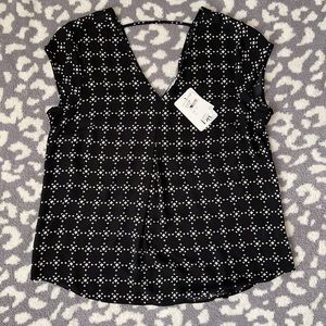 Black and White blouse